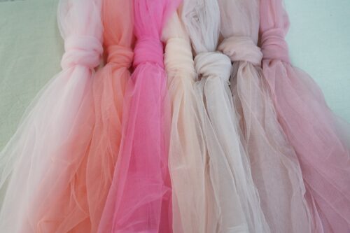 Lightweight airy tulle material
