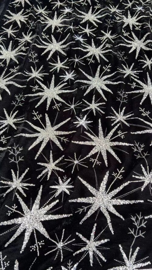 Sparkly iridescent sequin fabric