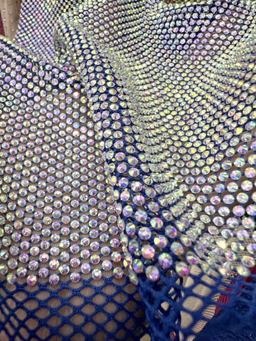 Sparkle rhinestone fishnet
