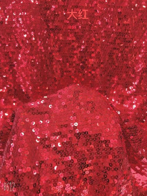 Sparkly iridescent sequin fabric