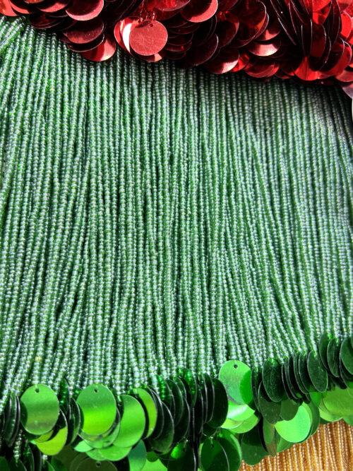 beads with sequins trims